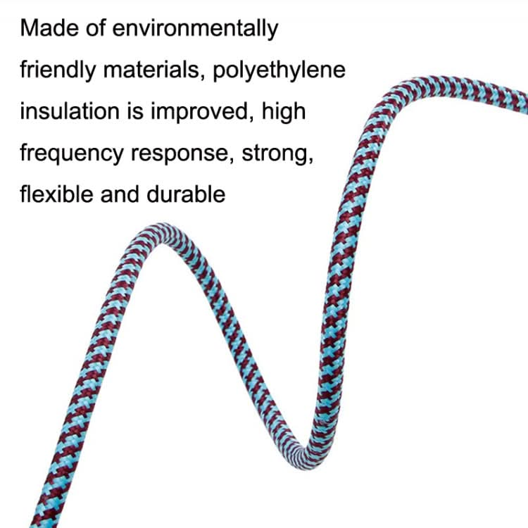 JT001 Male To Male 6.35mm Audio Cable Noise Reduction Folk Bass Instrument Cable, Length: Reluova