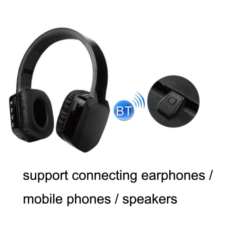 HS-PS4195 General Bluetooth Audio Transmitter Wireless Headset Receiver For PS4 / PS4 Slim / PS4 Pro / PC