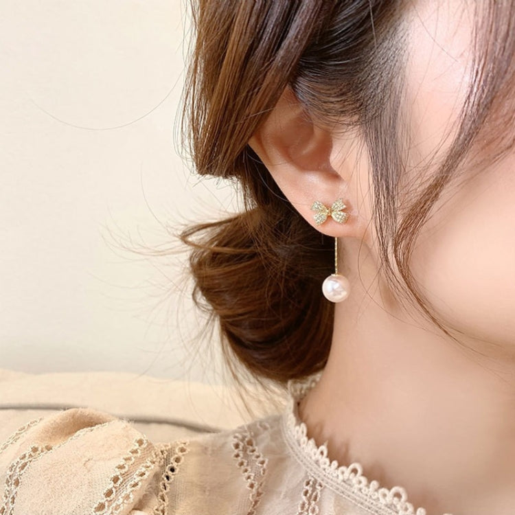 Shell Double Layer Earrings with Diamond Earrings, Series 1 My Store