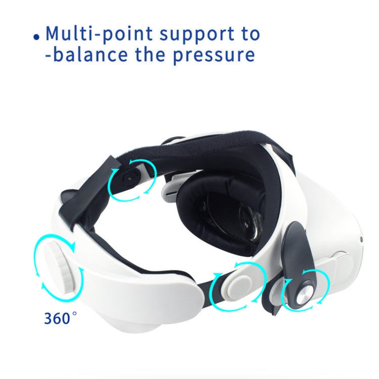 For Meta Quest 2 VR Glasses Adjustable Improve Comfort Elite Head Strap