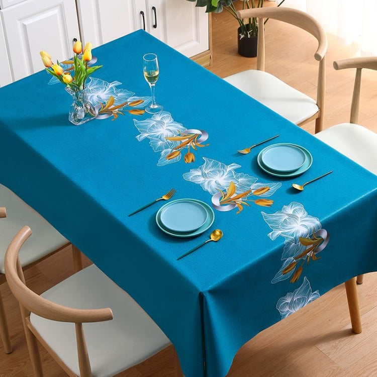 PVC Waterproof Oil-proof Embroidery Yarn Tablecloth, Series 6 My Store