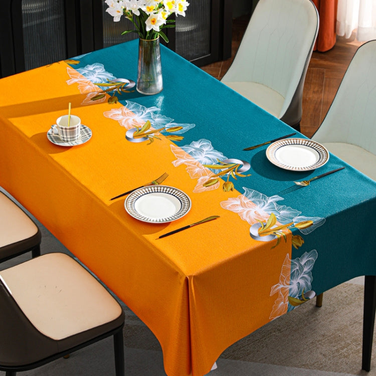 PVC Waterproof Oil-proof Embroidery Yarn Tablecloth, Series 6 My Store