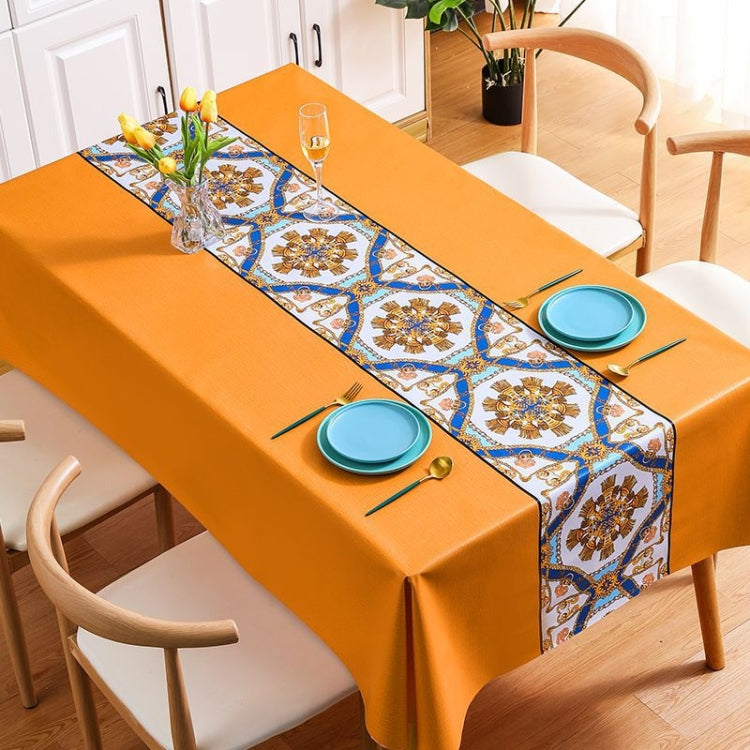 PVC Waterproof Oil-proof Embroidery Yarn Tablecloth, Series 6 My Store