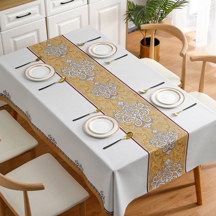 PVC Waterproof Oil-proof Embroidery Yarn Tablecloth, Series 6 My Store