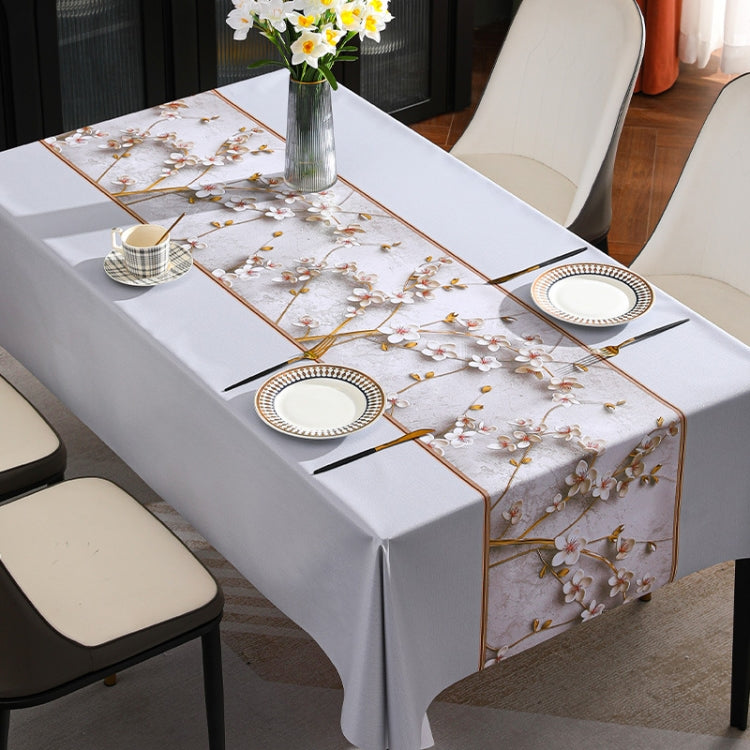 PVC Waterproof Oil-proof Embroidery Yarn Tablecloth, Series 6 My Store