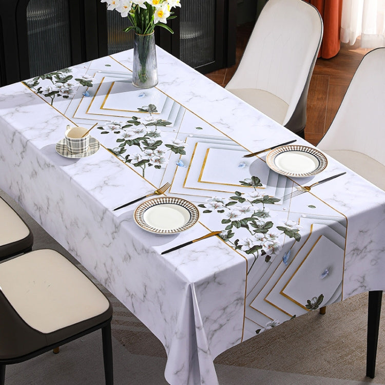 PVC Waterproof Oil-proof Embroidery Yarn Tablecloth, Series 6 My Store