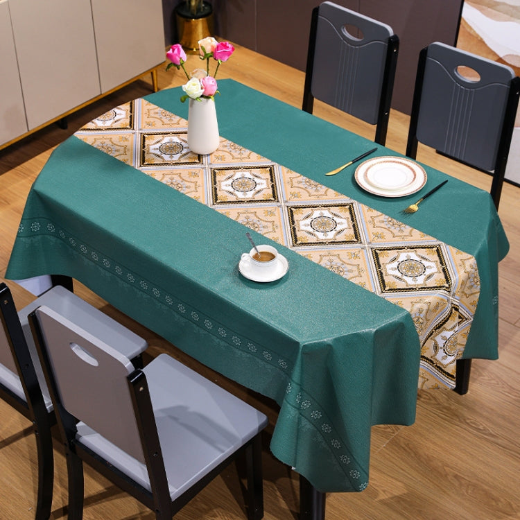 PVC Waterproof Oil-proof Embroidery Yarn Tablecloth, Series 6 My Store