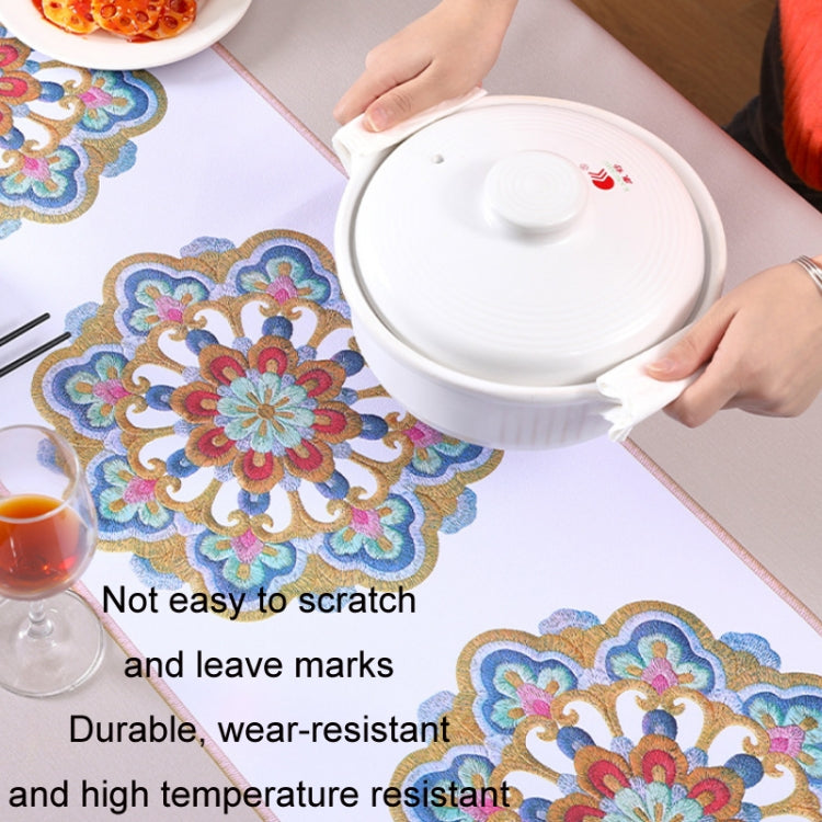 PVC Waterproof Oil-proof Embroidery Yarn Tablecloth, Series 1 My Store