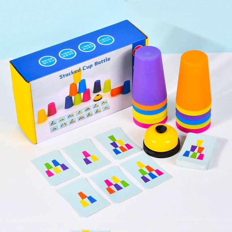 Mixed Colors Quick Stack Cups Speed Training Sports Stacking Cups With Card,Spec: Reluova