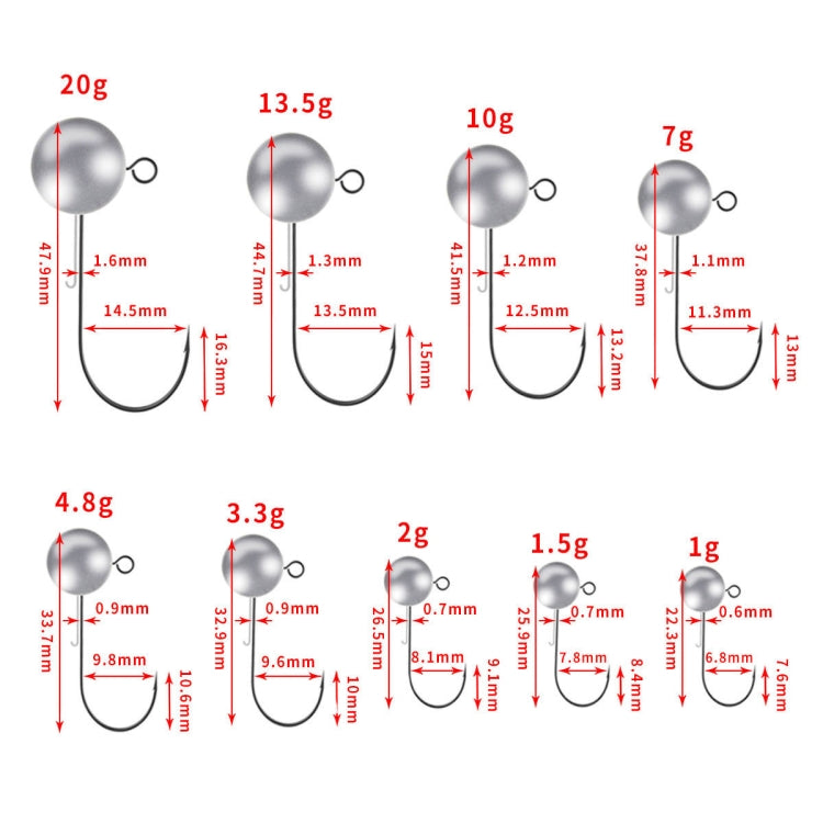 Lead Head Hook Fishing Gear Lua Anti-drop Hooks Reluova