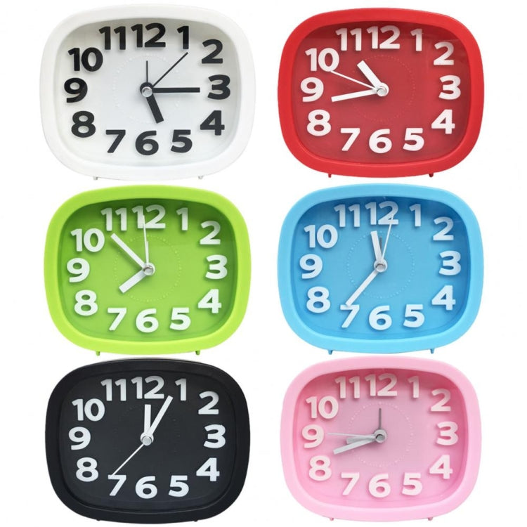 Square Candy Color Stereo Digital Silent Alarm Clock Children Student Alarm Clock My Store