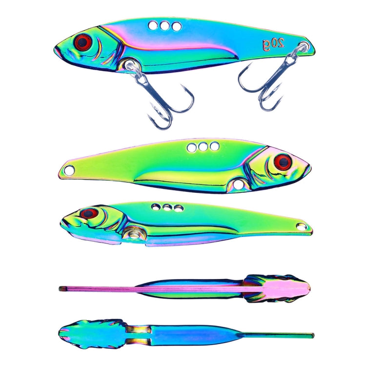 HENGJIA VIB056 Colorful VIB Fake Bait Full Swimming Layer Metal Blade Fish Luya Bait Reluova