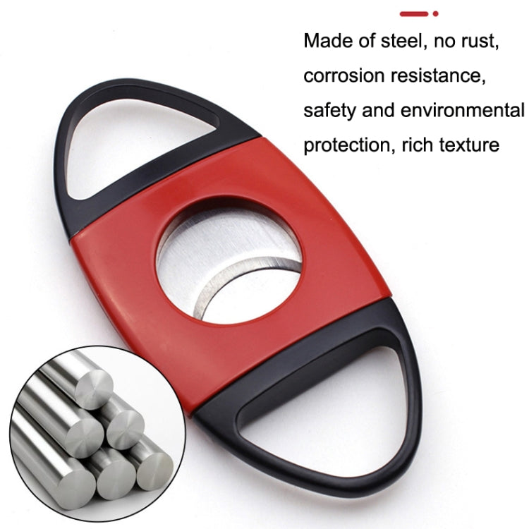 Portable Metal Thickened Cigar Cutter Stainless Steel Tobacco Knife My Store