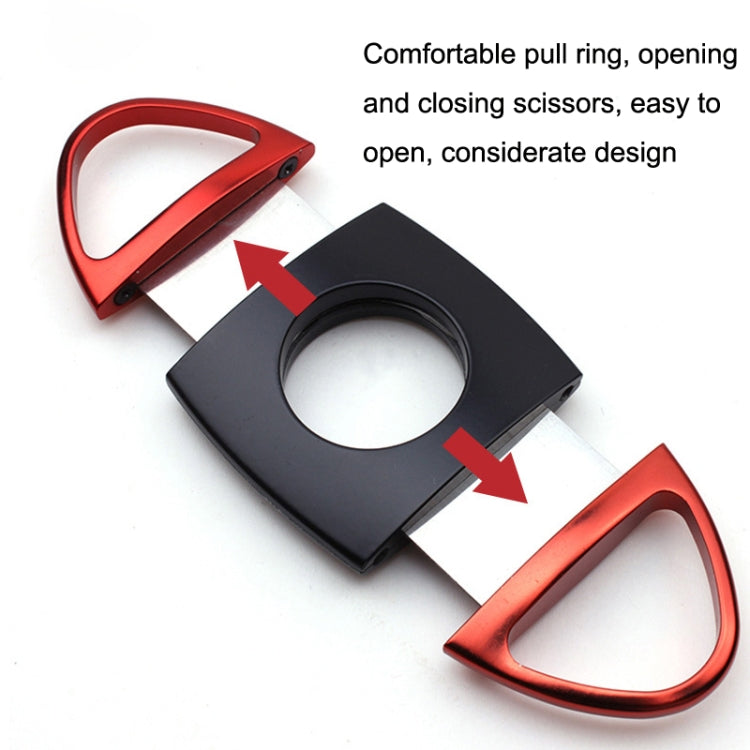 Portable Metal Thickened Cigar Cutter Stainless Steel Tobacco Knife My Store