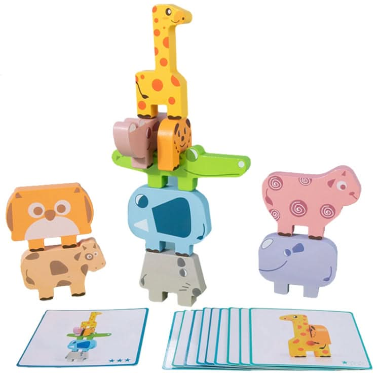 Animal Balance Stacking Blocks Toys Children Early Education Building Block Stacking Toy Reluova