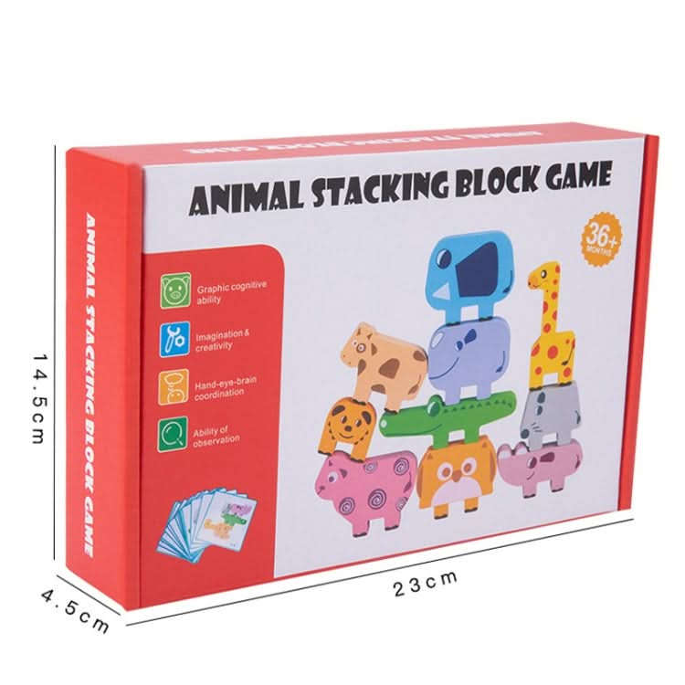 Animal Balance Stacking Blocks Toys Children Early Education Building Block Stacking Toy Reluova