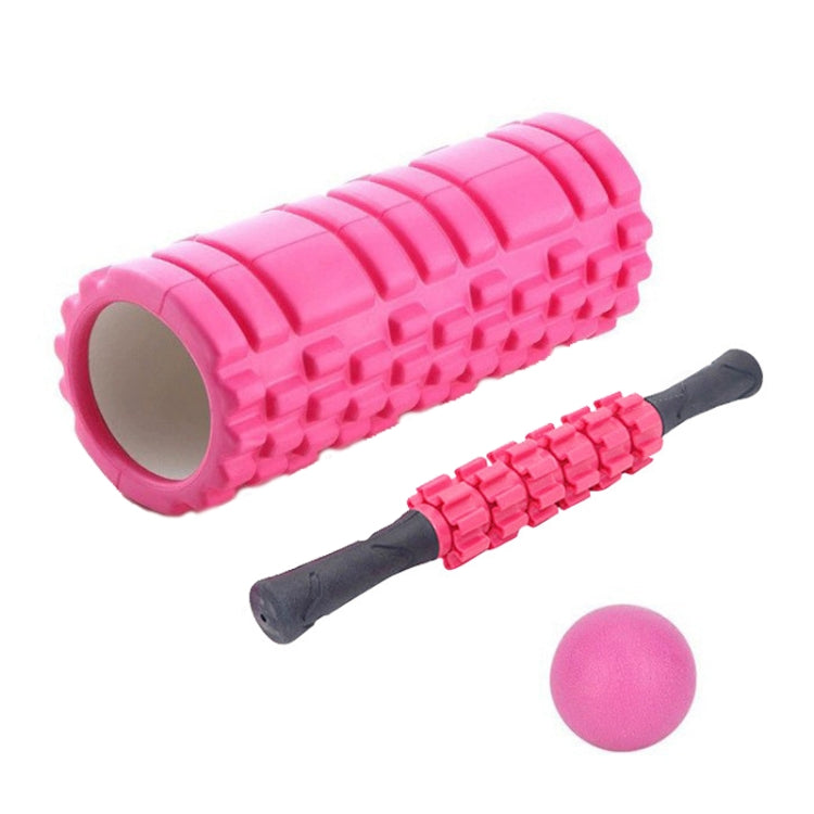 EVA Hollow Foam Roller Muscle Relaxation Roller Yoga Column Set Fitness Equipment, Series 1 Reluova