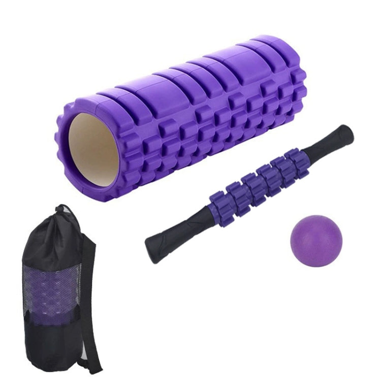 EVA Hollow Foam Roller Muscle Relaxation Roller Yoga Column Set Fitness Equipment, Series 1 Reluova