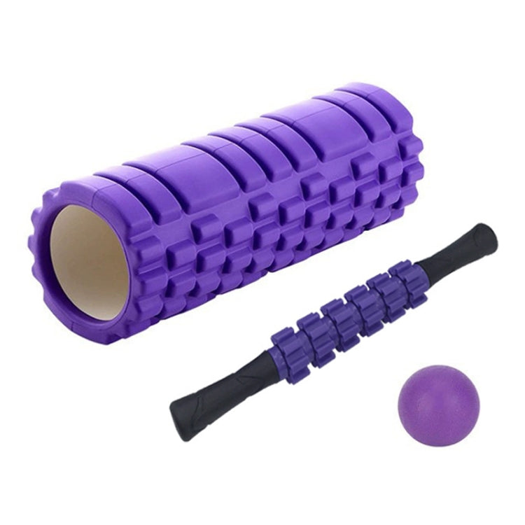 EVA Hollow Foam Roller Muscle Relaxation Roller Yoga Column Set Fitness Equipment, Series 1 Reluova