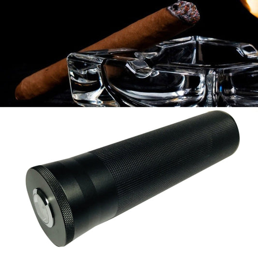 Metal Humidor Cigar Tube Humidifier Storage Bin Humidity Display My Store