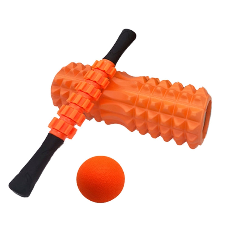 Crescent Hollow Foam Roller Yoga Column Set Fitness Muscle Relaxation Massager Set, Series 1 Reluova