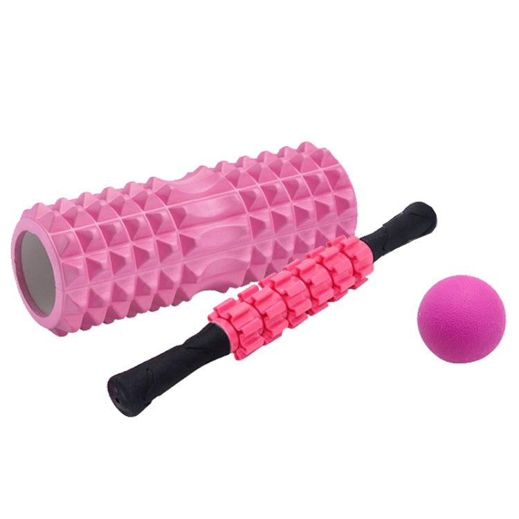 Crescent Hollow Foam Roller Yoga Column Set Fitness Muscle Relaxation Massager Set, Series 1 Reluova