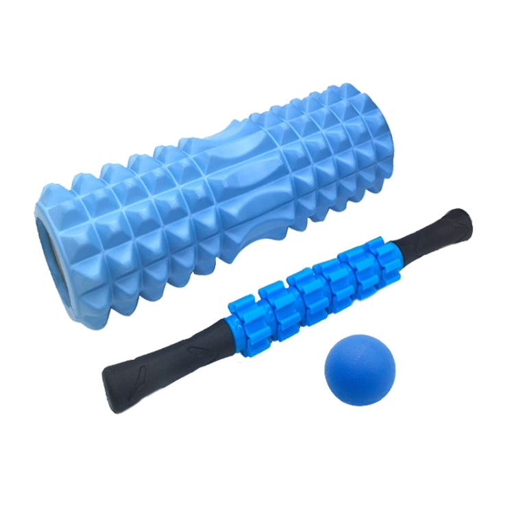 Crescent Hollow Foam Roller Yoga Column Set Fitness Muscle Relaxation Massager Set, Series 1 Reluova