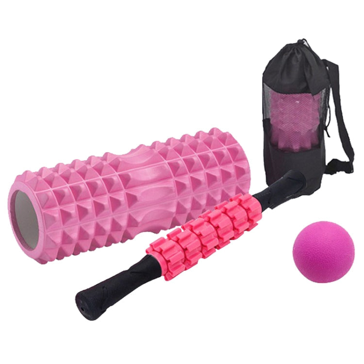 Crescent Hollow Foam Roller Yoga Column Set Fitness Muscle Relaxation Massager Set, Series 1 Reluova