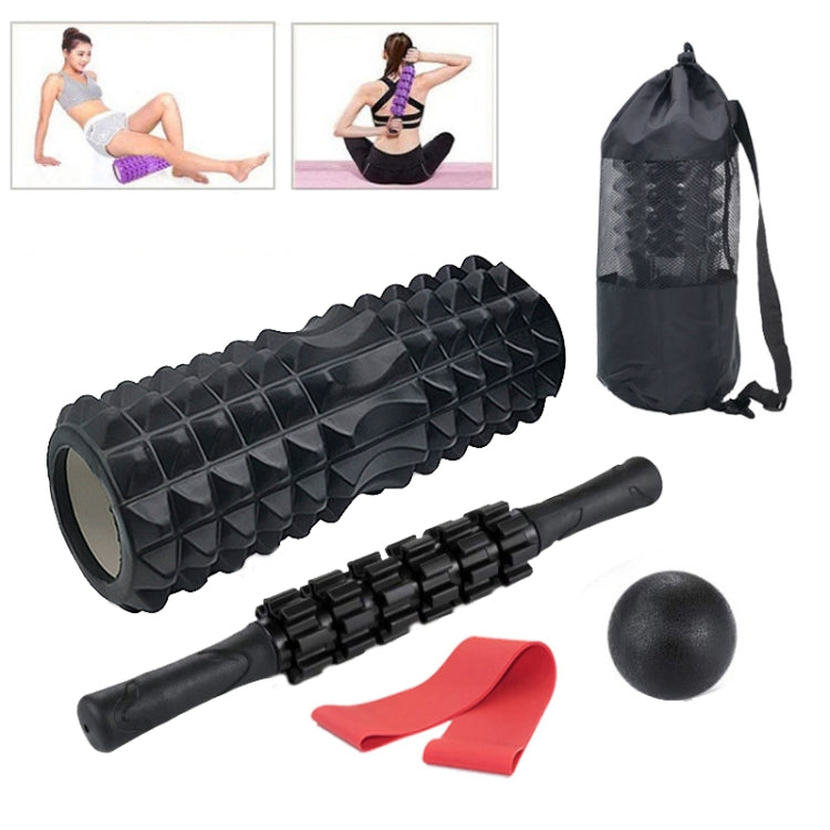 Crescent Hollow Foam Roller Yoga Column Set Fitness Muscle Relaxation Massager Set, Series 1 Reluova