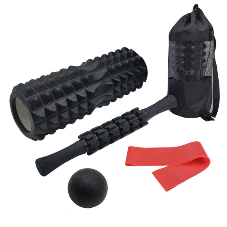 Crescent Hollow Foam Roller Yoga Column Set Fitness Muscle Relaxation Massager Set, Series 2 Reluova