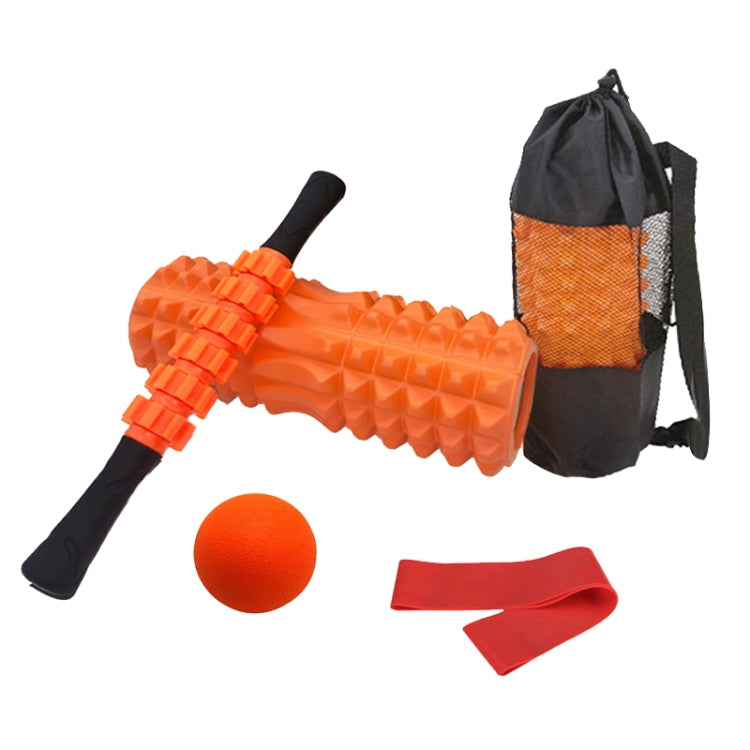 Crescent Hollow Foam Roller Yoga Column Set Fitness Muscle Relaxation Massager Set, Series 2 Reluova