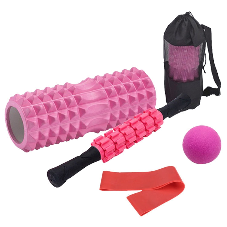 Crescent Hollow Foam Roller Yoga Column Set Fitness Muscle Relaxation Massager Set, Series 2 Reluova