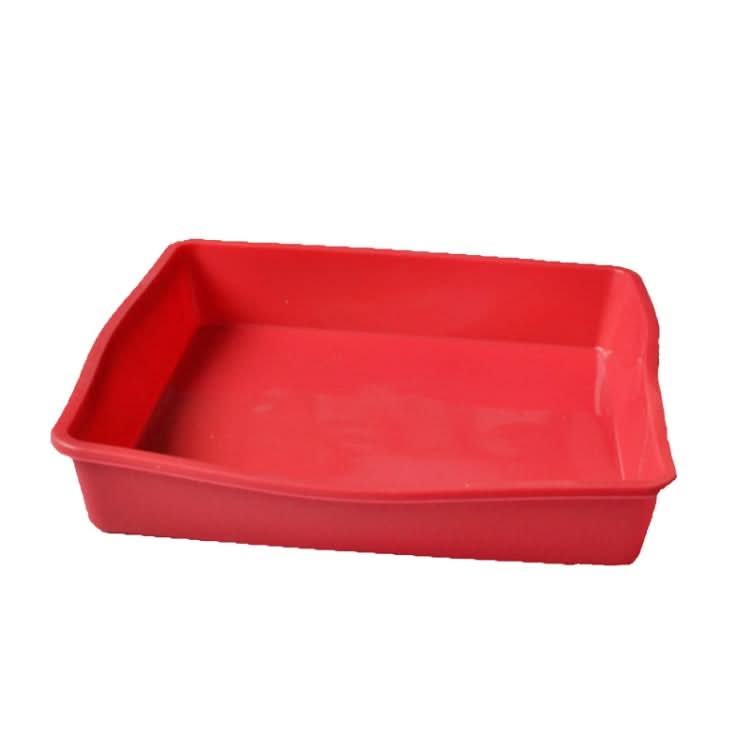 Food Grade Non-Stick Square Silicone Cake Mold 6.4 Inch Square Pizza Baking Pan Tools - Reluova