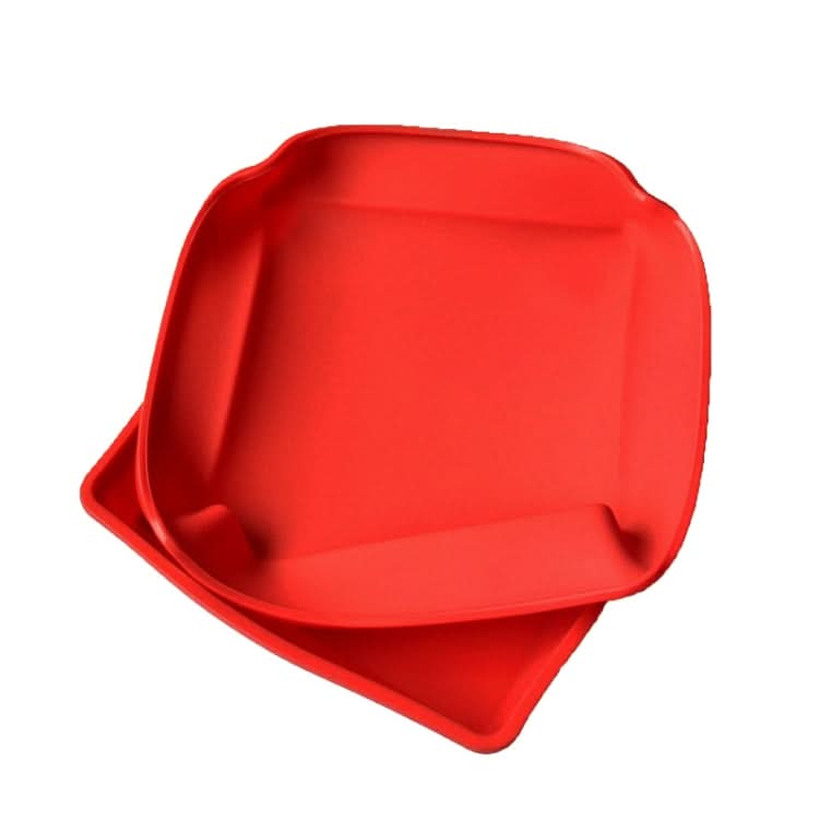 Food Grade Non-Stick Square Silicone Cake Mold 6.4 Inch Square Pizza Baking Pan Tools - Reluova