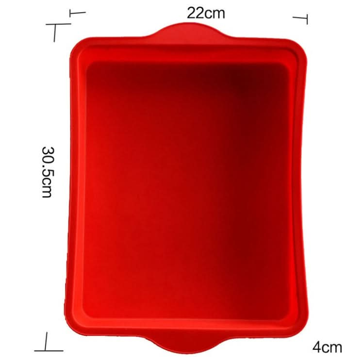 Non-Stick Square Silicone Cake Mold 9 Inch Rectangular Baking Pan - Reluova