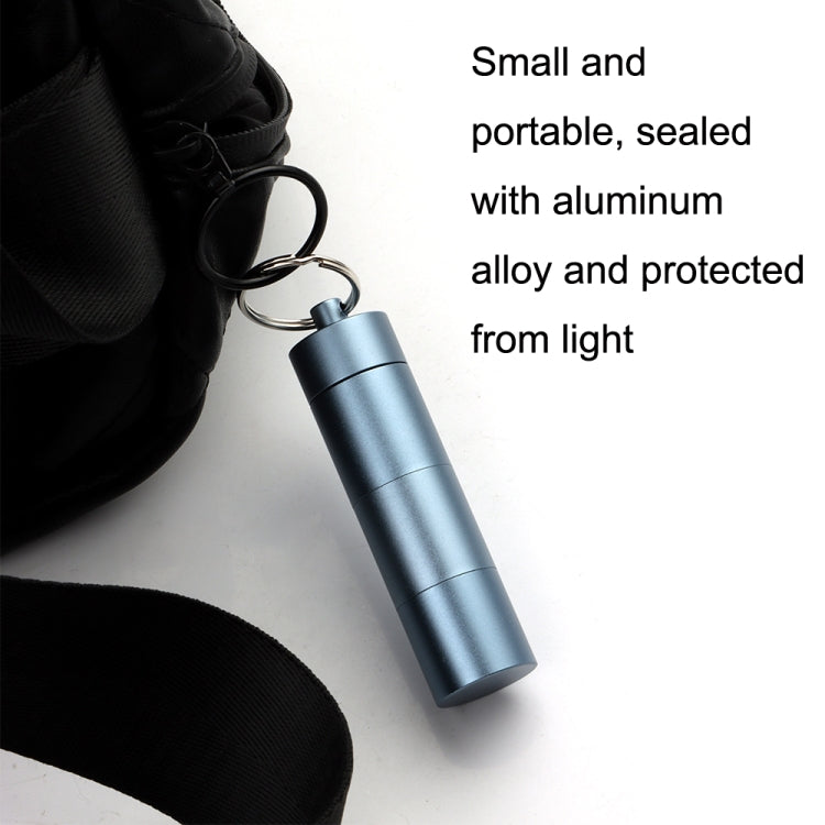 Outdoor First Aid Sealed Waterproof Pill Jar Aluminum Alloy Portable Emergency Pill Box My Store