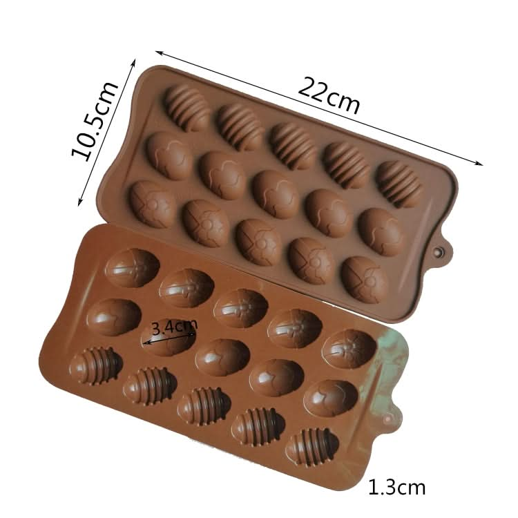 Easter Mini Colorful Egg Silicone Chocolate Mold - Reluova