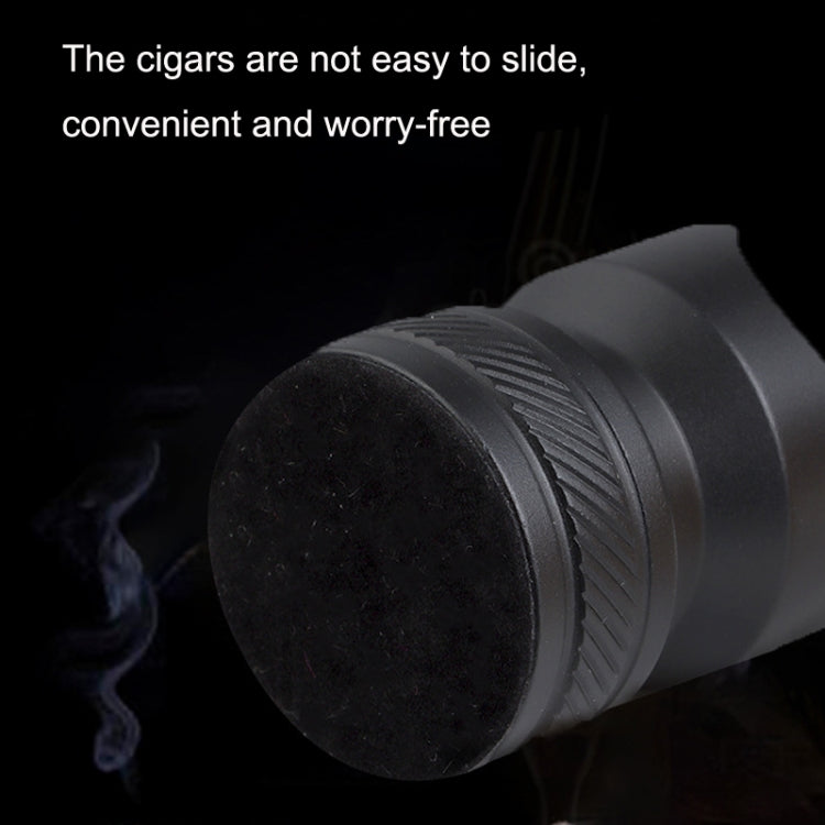 Metal Portable Cigar Holder Large Diameter Smoke Slot Non-slip Bottom My Store