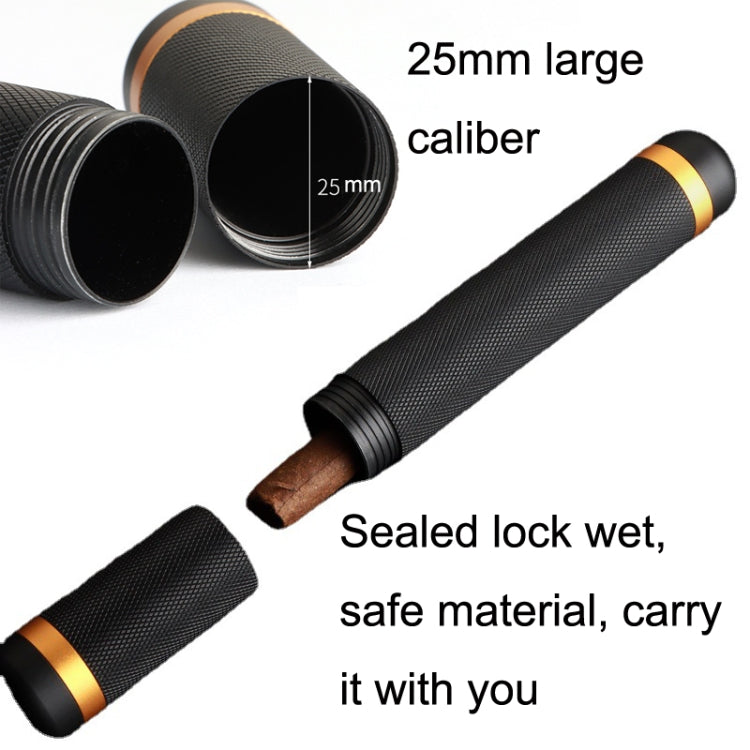 Convenient Metal Cigar Humidor Cigar Storage Tube My Store