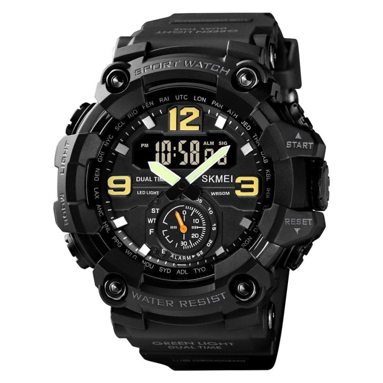 SKMEI 1637 Sports Digital Display Outdoor Shockproof Plastic Large Dial Men Watch