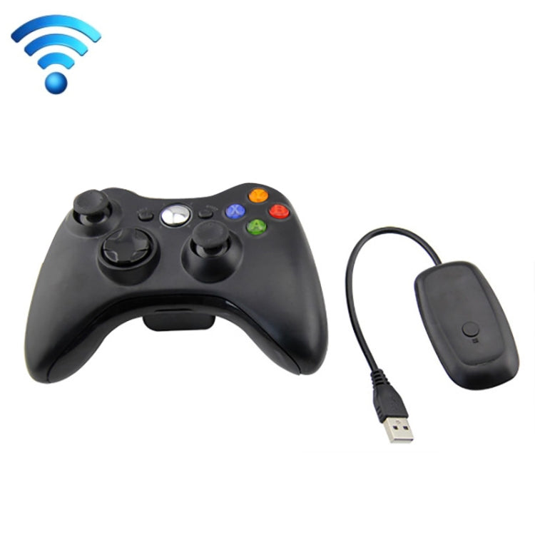 For Microsoft Xbox 360 / PC XB13 Dual Vibration Wireless 2.4G Gamepad With Receiver Reluova