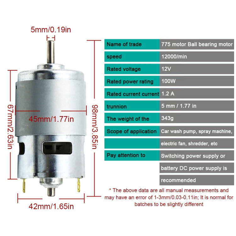 Spindle Motor High Speed High Power Large Torque with Ball Bearing My Store