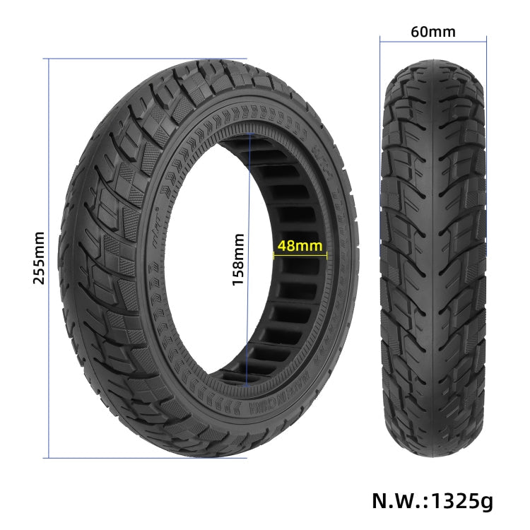 For Ninebot Max G30 10 X 2.5 Inch  (60/70-6.5) Scooter Solid Rubber Tire Reluova