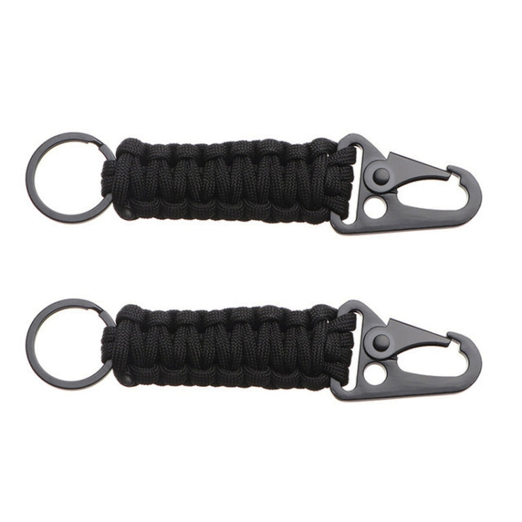 2pcs Outdoor Climbing Eagle Beak Buckle Umbrella Rope Hand-Woven Key Hanging Buckle Reluova