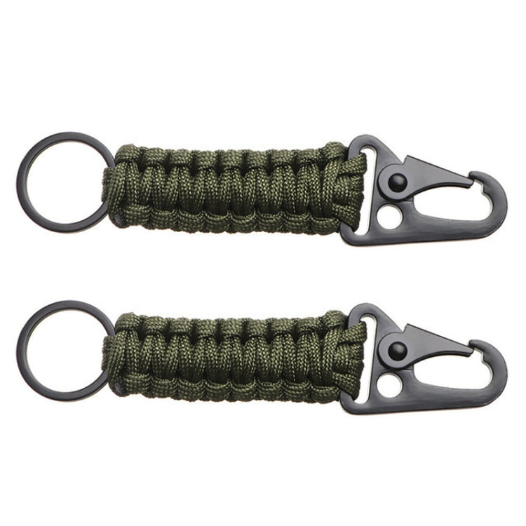 2pcs Outdoor Climbing Eagle Beak Buckle Umbrella Rope Hand-Woven Key Hanging Buckle Reluova