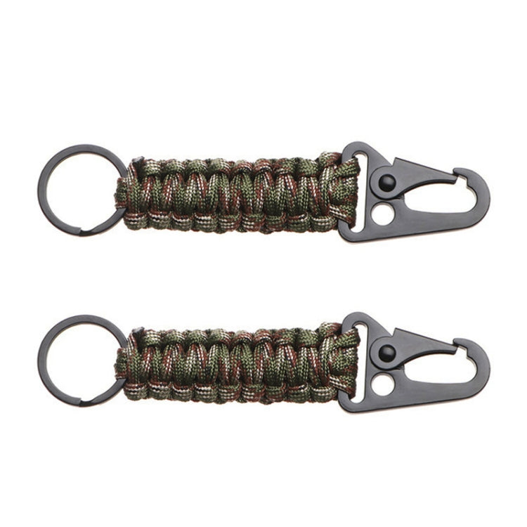 2pcs Outdoor Climbing Eagle Beak Buckle Umbrella Rope Hand-Woven Key Hanging Buckle Reluova