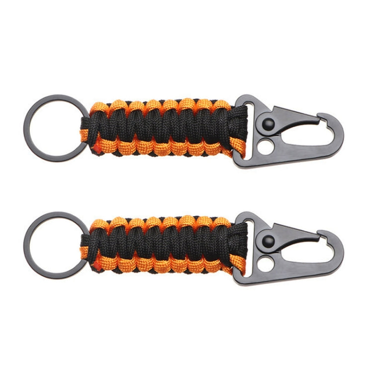 2pcs Outdoor Climbing Eagle Beak Buckle Umbrella Rope Hand-Woven Key Hanging Buckle Reluova