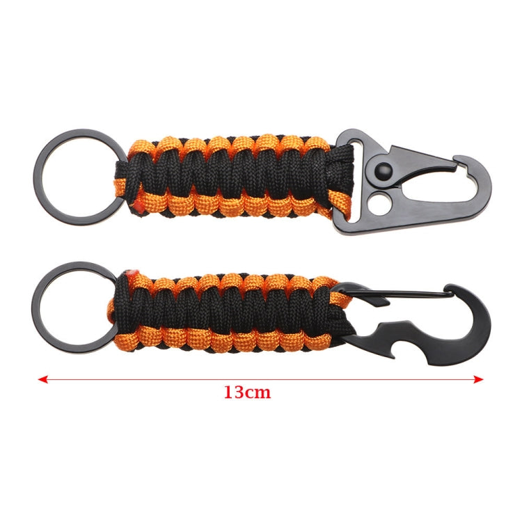 2pcs Outdoor Climbing Eagle Beak Buckle Umbrella Rope Hand-Woven Key Hanging Buckle Reluova