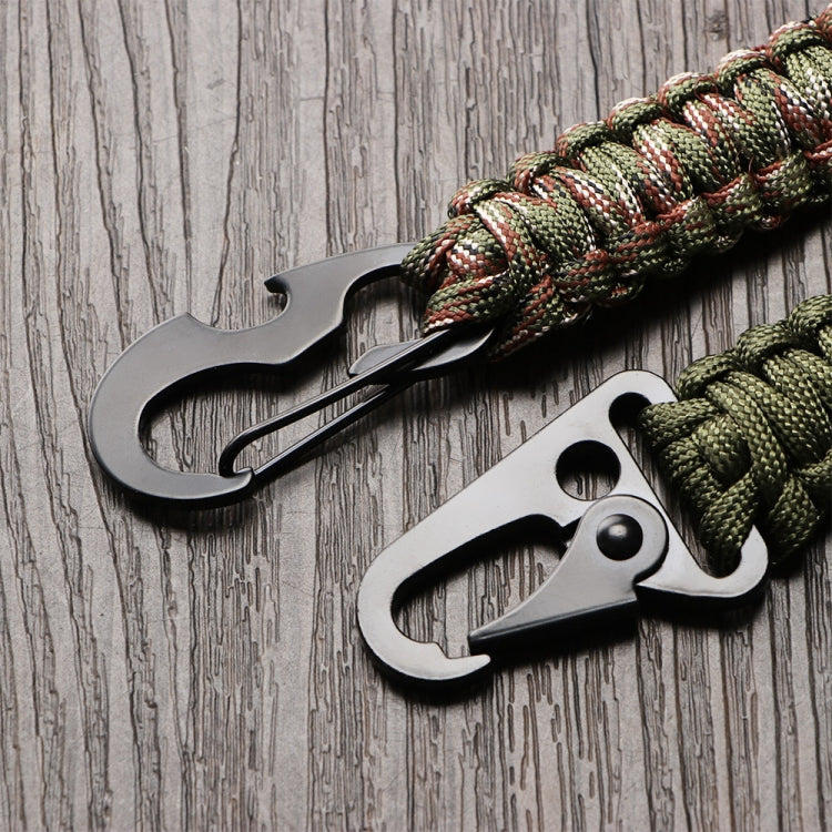 2pcs Outdoor Climbing Eagle Beak Buckle Umbrella Rope Hand-Woven Key Hanging Buckle Reluova