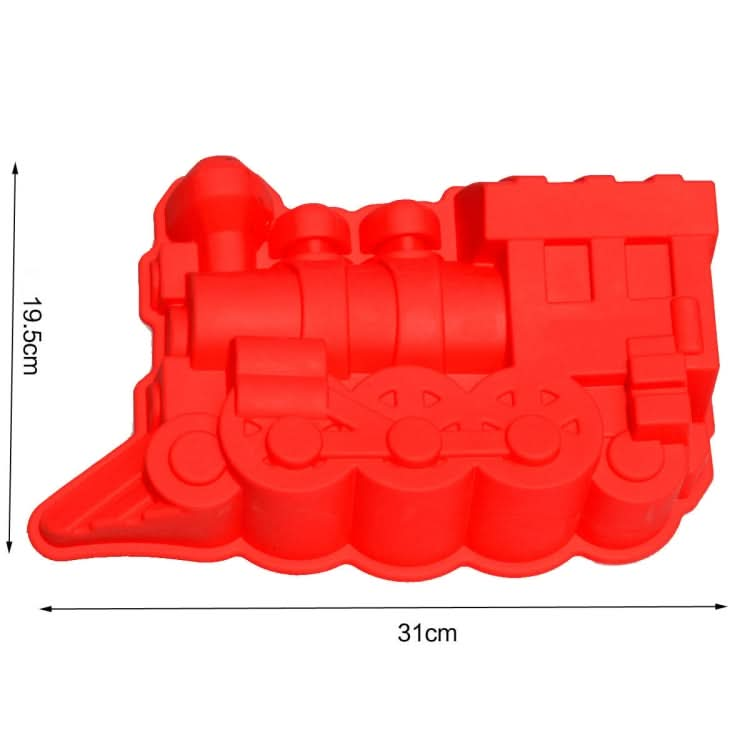 Soft Silicone Cake Mold Roasting Tools Train Shape Bread Mold - Reluova